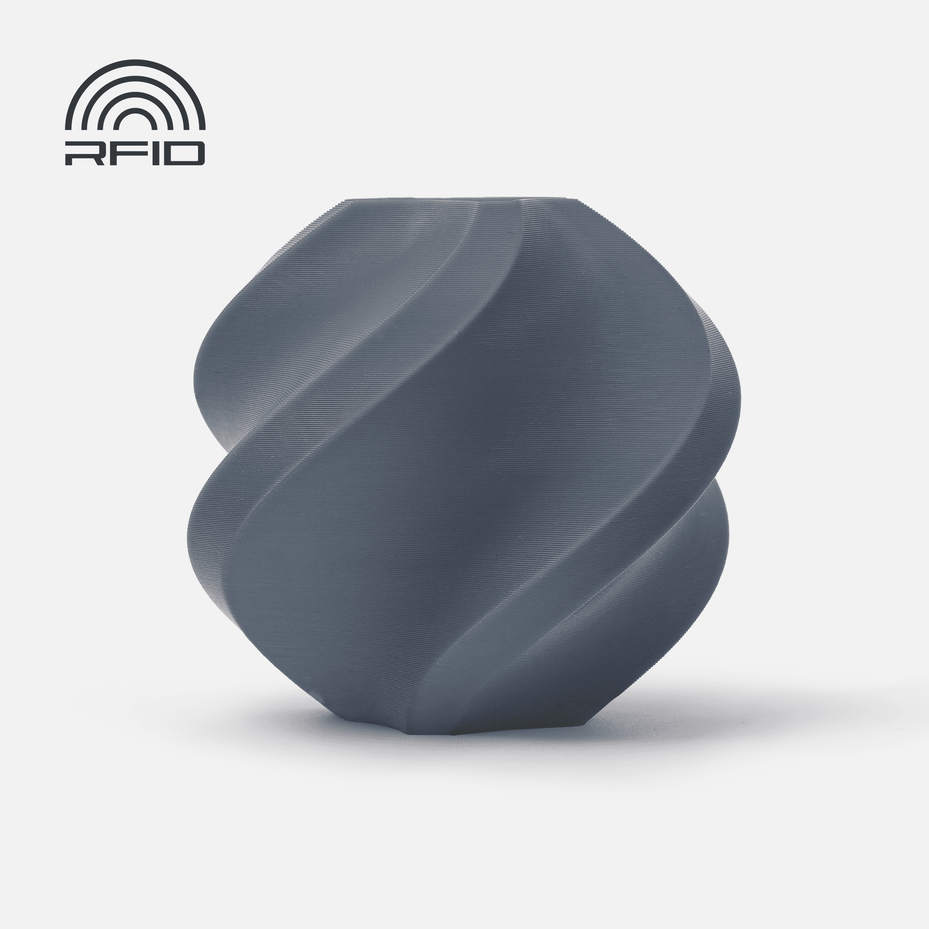 Bambu Lab PLA Basic Blue Grey 1kg med spole